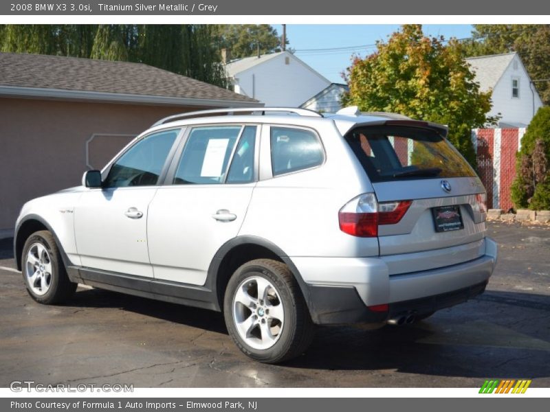 Titanium Silver Metallic / Grey 2008 BMW X3 3.0si