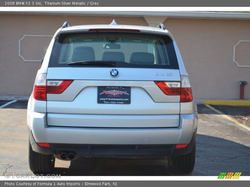 Titanium Silver Metallic / Grey 2008 BMW X3 3.0si