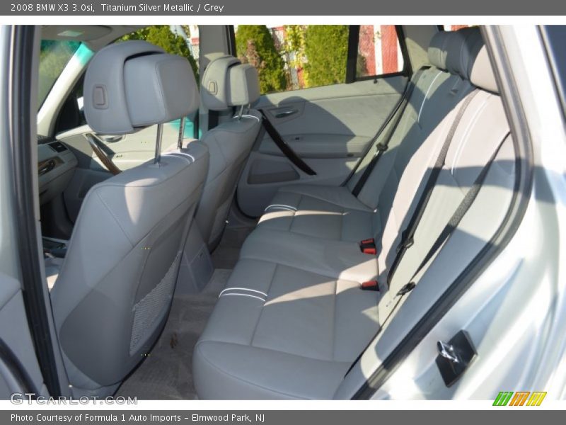 Titanium Silver Metallic / Grey 2008 BMW X3 3.0si