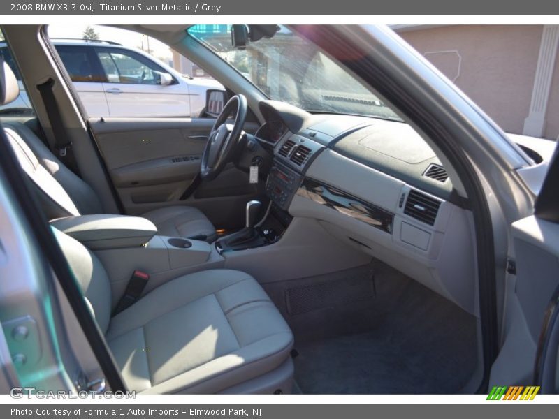 Titanium Silver Metallic / Grey 2008 BMW X3 3.0si