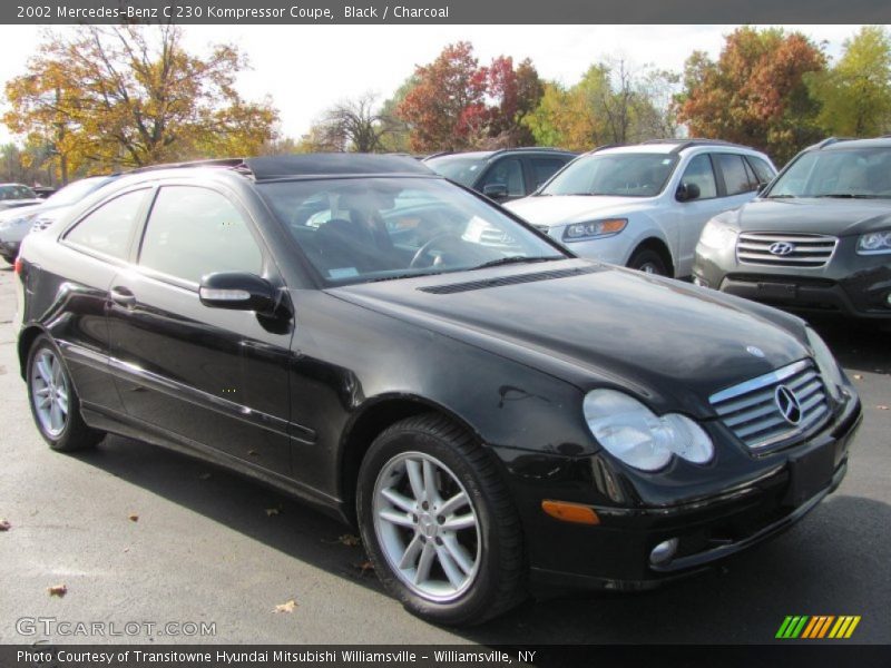 Black / Charcoal 2002 Mercedes-Benz C 230 Kompressor Coupe