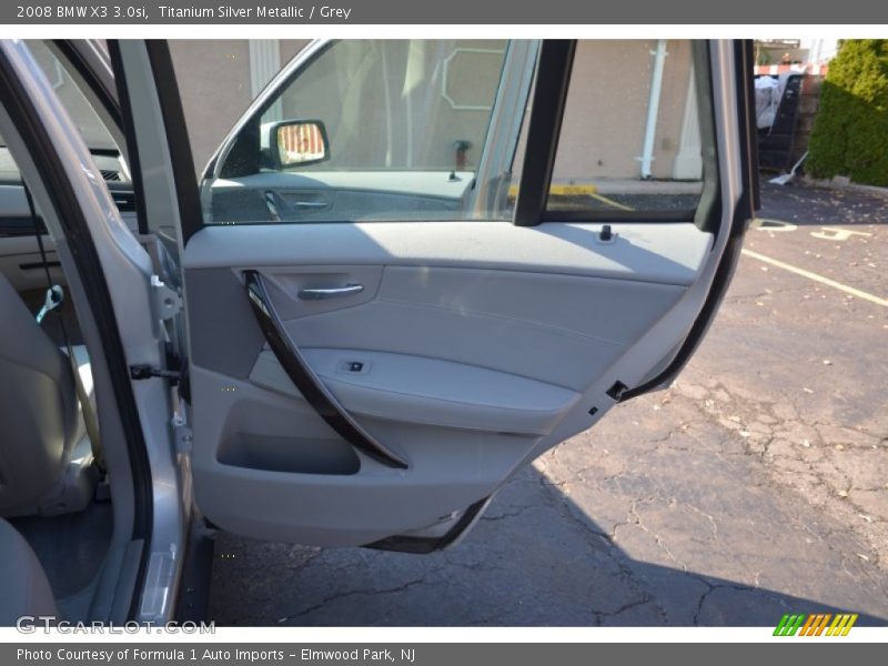 Titanium Silver Metallic / Grey 2008 BMW X3 3.0si