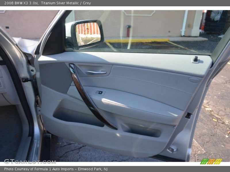 Titanium Silver Metallic / Grey 2008 BMW X3 3.0si