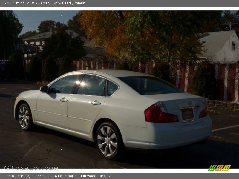 Ivory Pearl / Wheat 2007 Infiniti M 35x Sedan