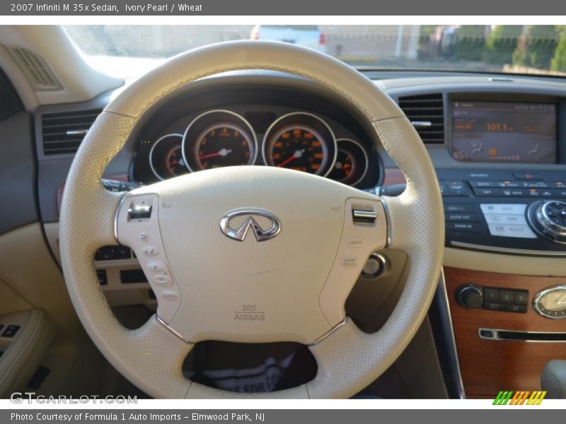 Ivory Pearl / Wheat 2007 Infiniti M 35x Sedan