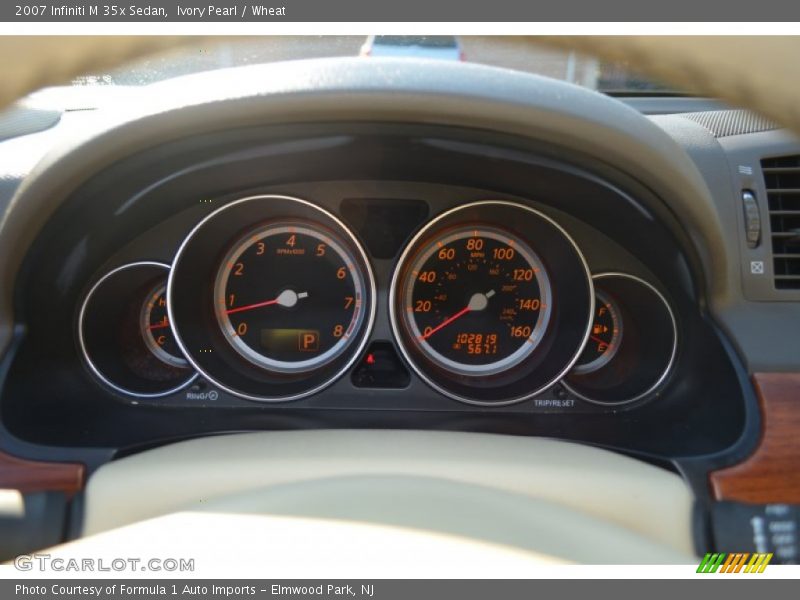 Ivory Pearl / Wheat 2007 Infiniti M 35x Sedan
