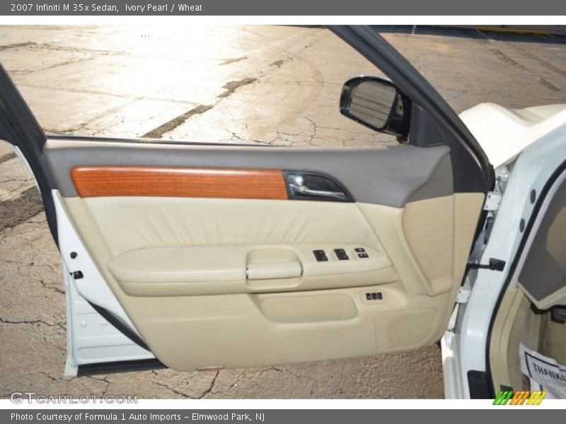 Ivory Pearl / Wheat 2007 Infiniti M 35x Sedan