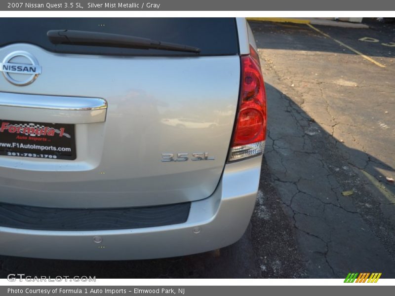 Silver Mist Metallic / Gray 2007 Nissan Quest 3.5 SL