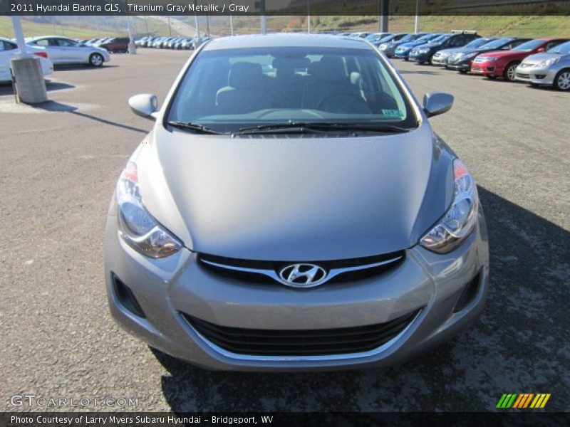 Titanium Gray Metallic / Gray 2011 Hyundai Elantra GLS