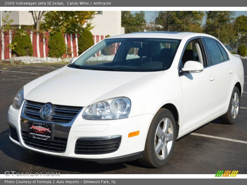 Candy White / Anthracite 2009 Volkswagen Jetta SE Sedan