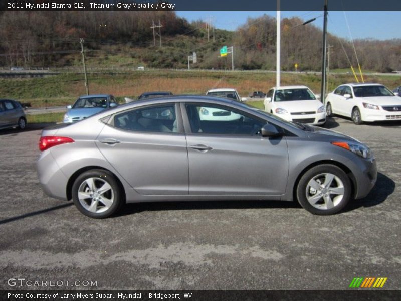 Titanium Gray Metallic / Gray 2011 Hyundai Elantra GLS