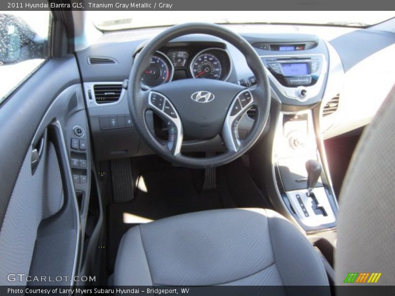 Titanium Gray Metallic / Gray 2011 Hyundai Elantra GLS