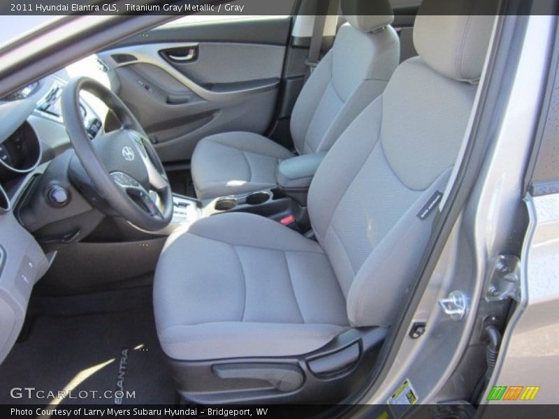 Titanium Gray Metallic / Gray 2011 Hyundai Elantra GLS