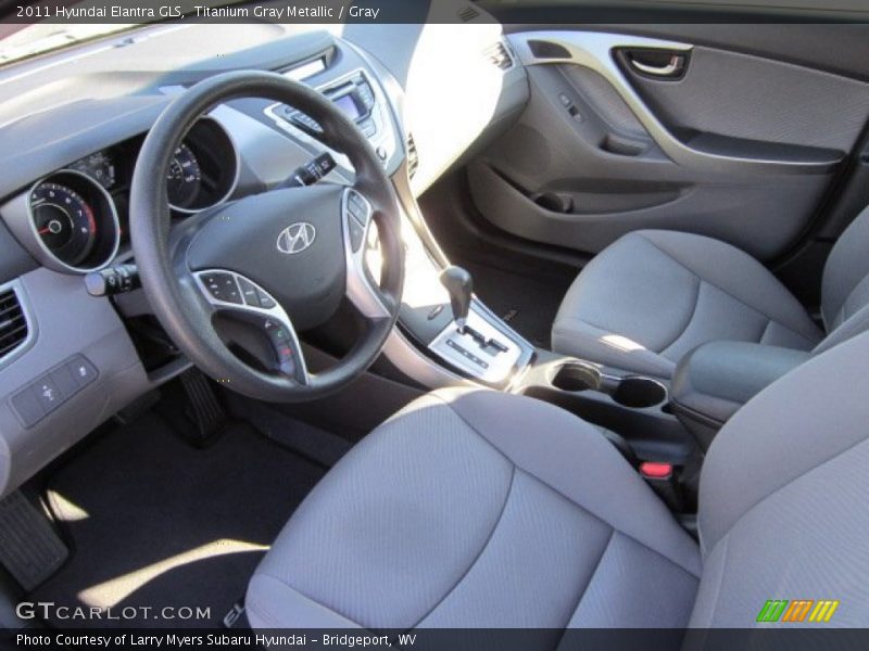 Titanium Gray Metallic / Gray 2011 Hyundai Elantra GLS