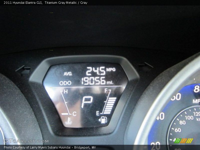 Titanium Gray Metallic / Gray 2011 Hyundai Elantra GLS