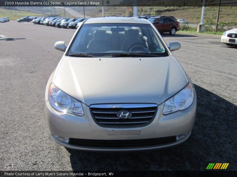 Laguna Sand / Beige 2009 Hyundai Elantra GLS Sedan
