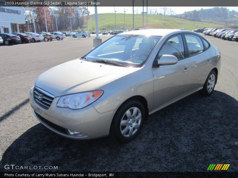 Laguna Sand / Beige 2009 Hyundai Elantra GLS Sedan