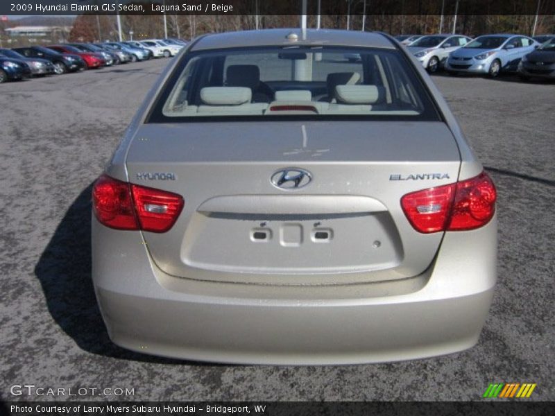 Laguna Sand / Beige 2009 Hyundai Elantra GLS Sedan