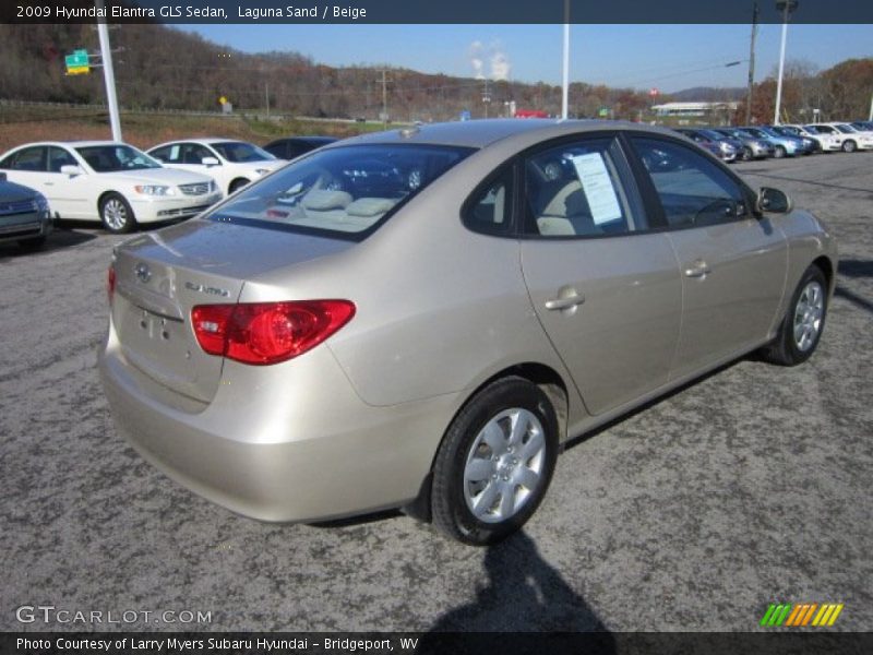 Laguna Sand / Beige 2009 Hyundai Elantra GLS Sedan