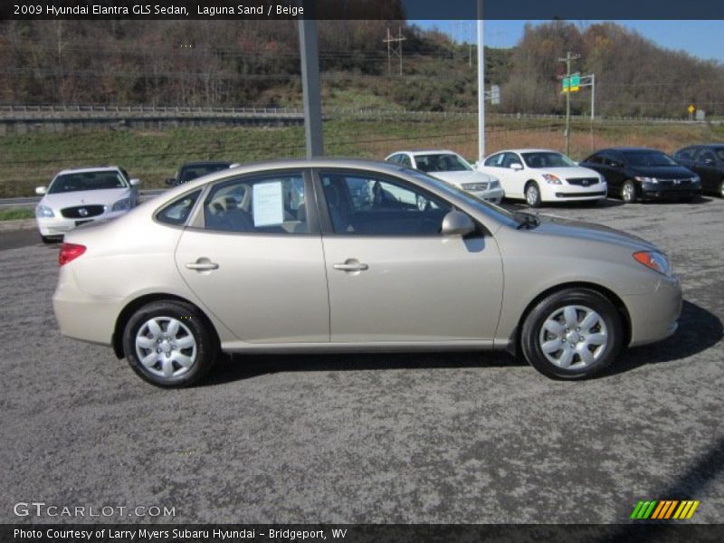 Laguna Sand / Beige 2009 Hyundai Elantra GLS Sedan