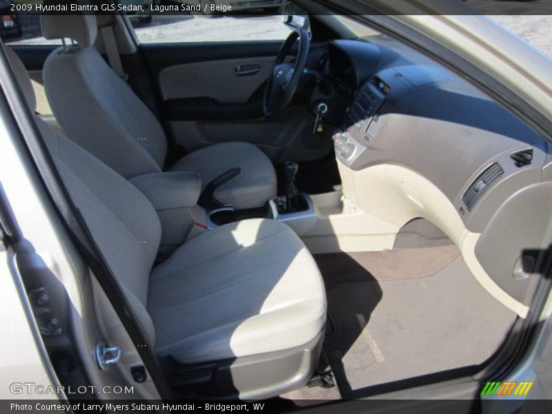 Laguna Sand / Beige 2009 Hyundai Elantra GLS Sedan