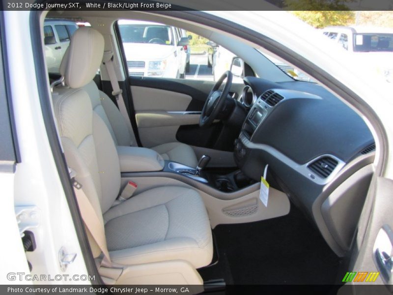  2012 Journey SXT Black/Light Frost Beige Interior