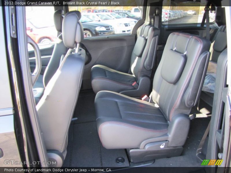 Brilliant Black Crystal Pearl / Black 2012 Dodge Grand Caravan R/T
