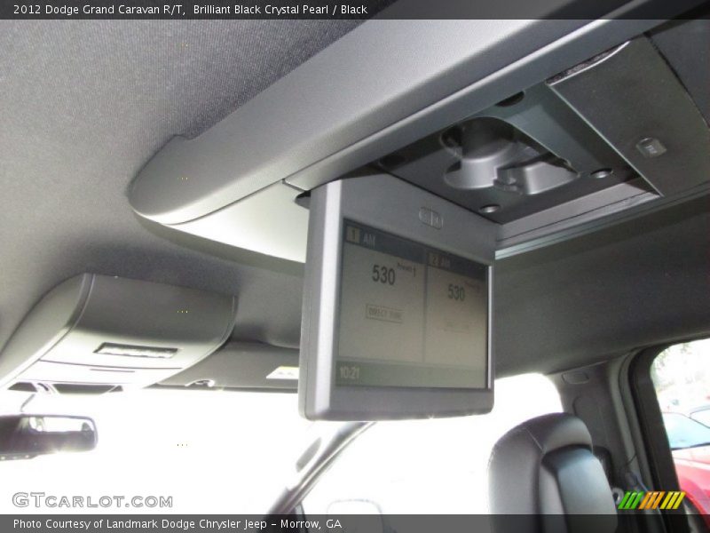 Brilliant Black Crystal Pearl / Black 2012 Dodge Grand Caravan R/T