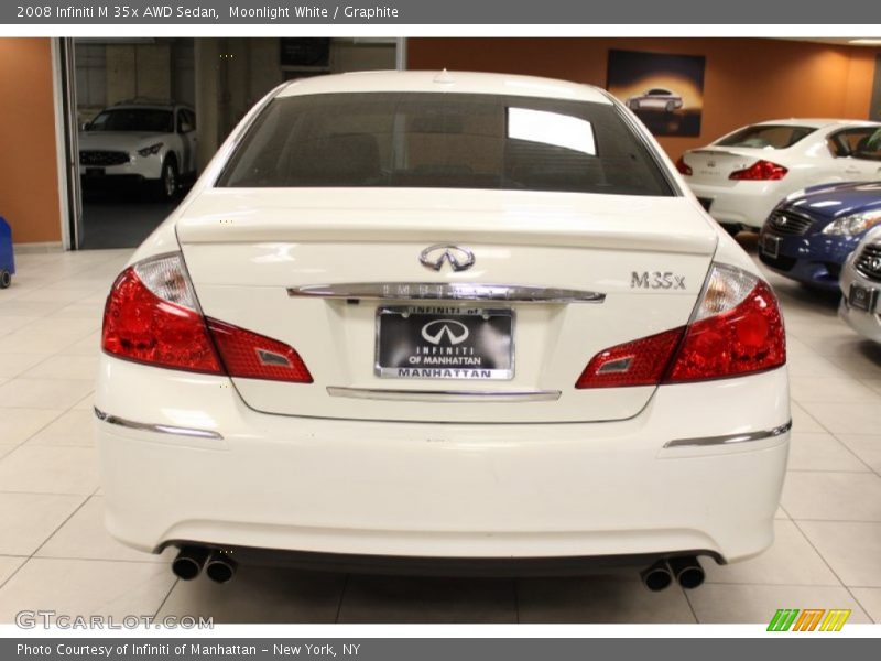 Moonlight White / Graphite 2008 Infiniti M 35x AWD Sedan