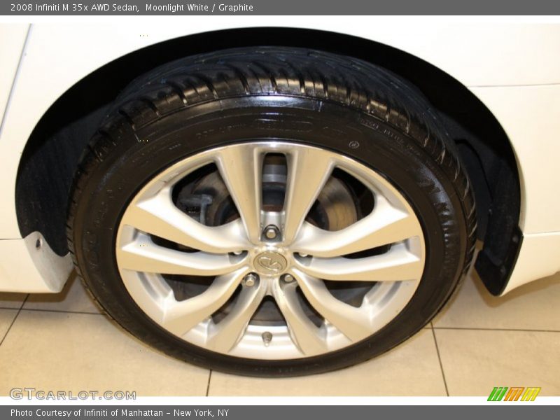Moonlight White / Graphite 2008 Infiniti M 35x AWD Sedan