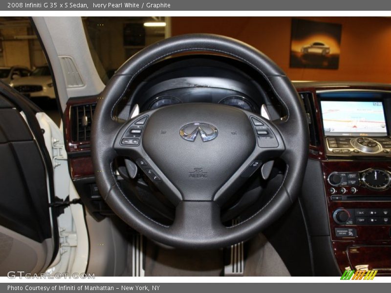Ivory Pearl White / Graphite 2008 Infiniti G 35 x S Sedan