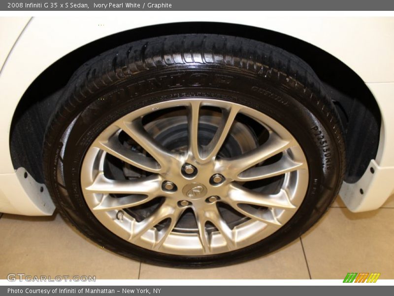Ivory Pearl White / Graphite 2008 Infiniti G 35 x S Sedan