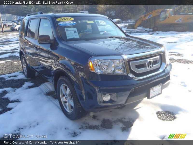 Bali Blue Pearl / Gray 2009 Honda Pilot EX 4WD
