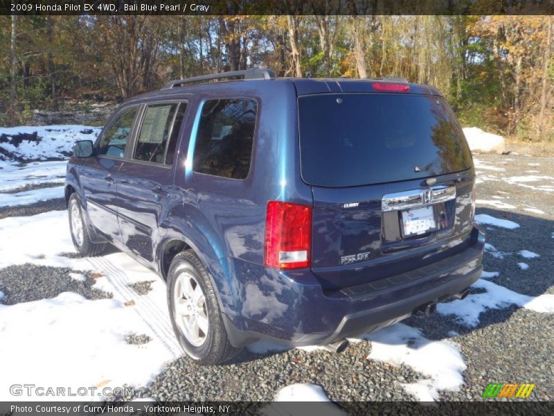 Bali Blue Pearl / Gray 2009 Honda Pilot EX 4WD