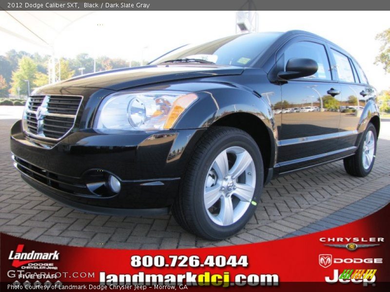 Black / Dark Slate Gray 2012 Dodge Caliber SXT