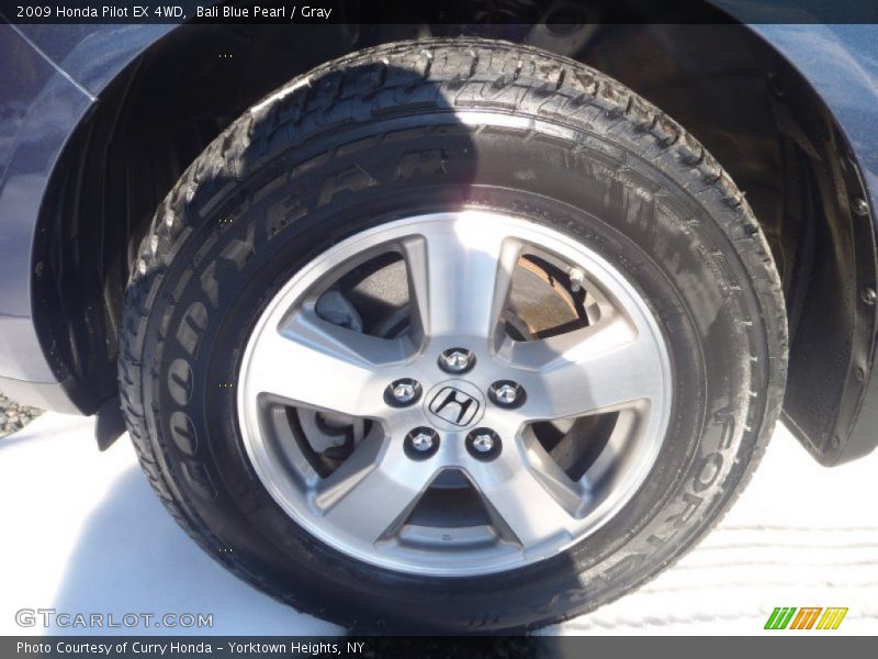 Bali Blue Pearl / Gray 2009 Honda Pilot EX 4WD