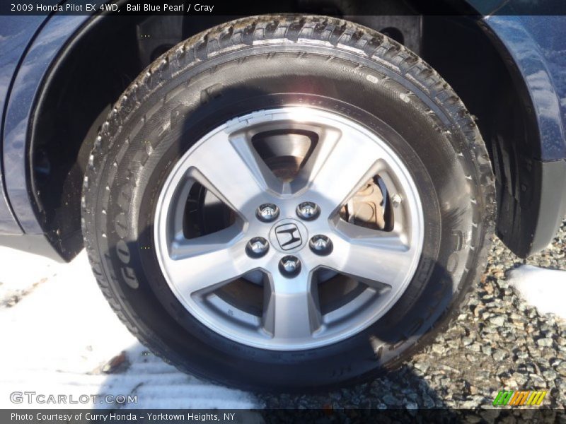 Bali Blue Pearl / Gray 2009 Honda Pilot EX 4WD