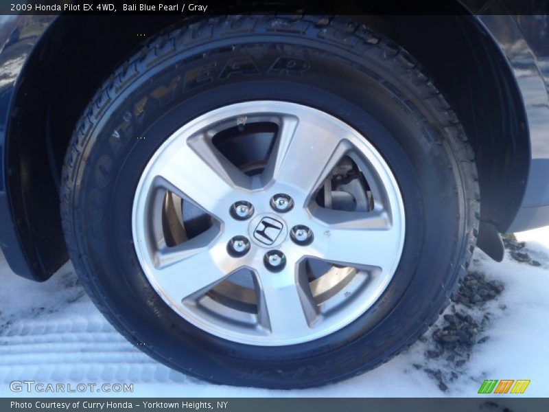 Bali Blue Pearl / Gray 2009 Honda Pilot EX 4WD