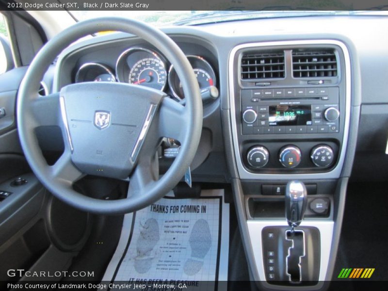 Black / Dark Slate Gray 2012 Dodge Caliber SXT