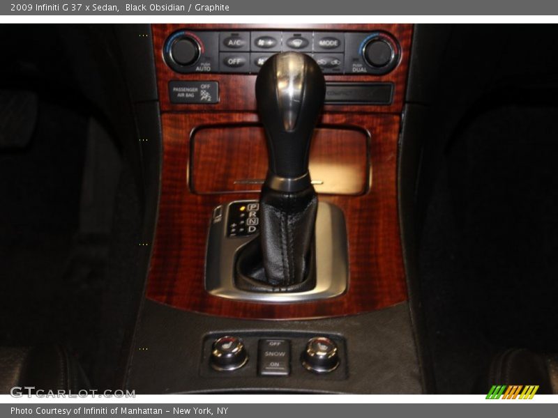 Black Obsidian / Graphite 2009 Infiniti G 37 x Sedan
