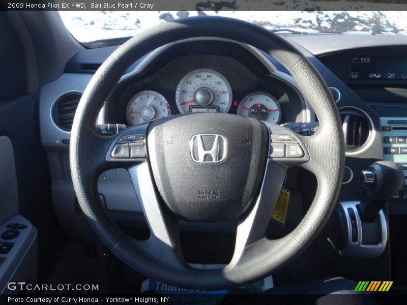 Bali Blue Pearl / Gray 2009 Honda Pilot EX 4WD