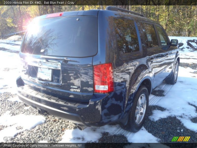 Bali Blue Pearl / Gray 2009 Honda Pilot EX 4WD
