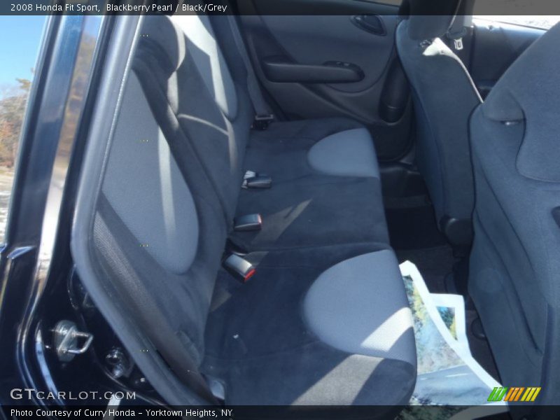 Blackberry Pearl / Black/Grey 2008 Honda Fit Sport