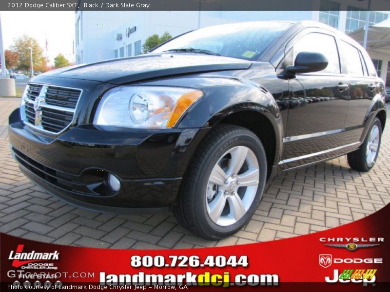Black / Dark Slate Gray 2012 Dodge Caliber SXT