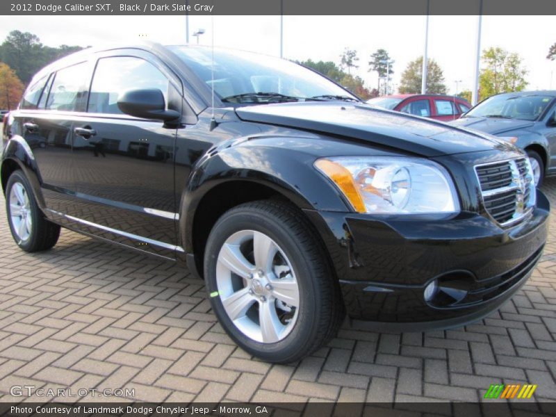 Black / Dark Slate Gray 2012 Dodge Caliber SXT