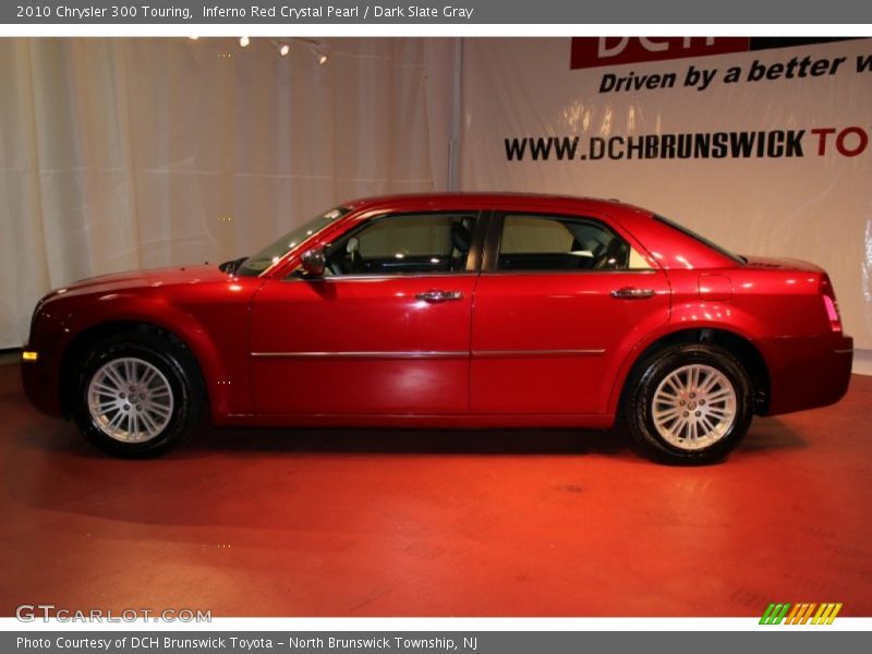 Inferno Red Crystal Pearl / Dark Slate Gray 2010 Chrysler 300 Touring
