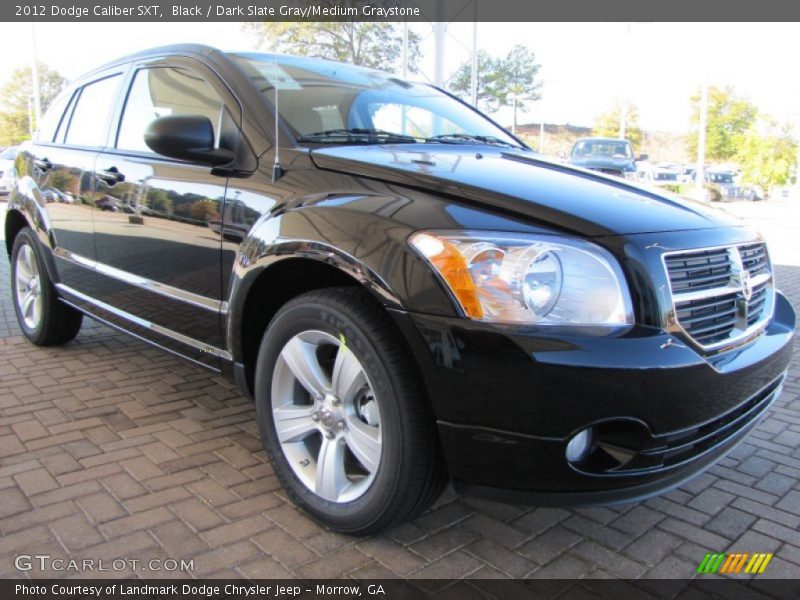 Black / Dark Slate Gray/Medium Graystone 2012 Dodge Caliber SXT