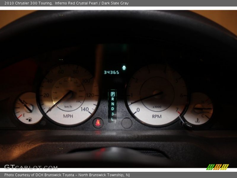 Inferno Red Crystal Pearl / Dark Slate Gray 2010 Chrysler 300 Touring