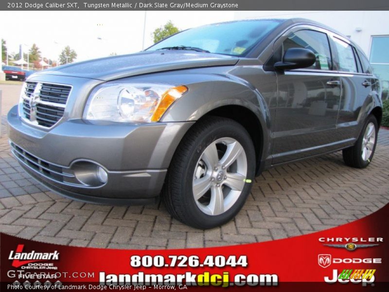 Tungsten Metallic / Dark Slate Gray/Medium Graystone 2012 Dodge Caliber SXT