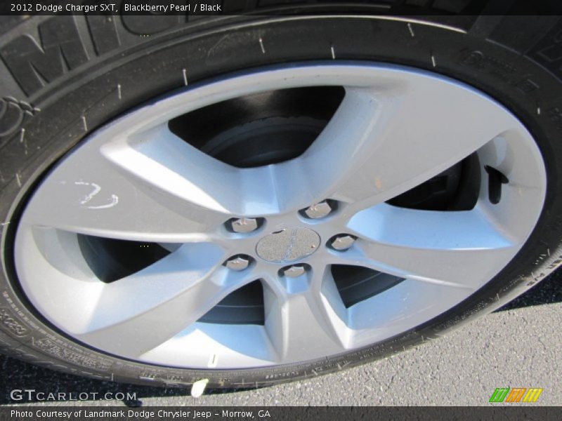 Blackberry Pearl / Black 2012 Dodge Charger SXT